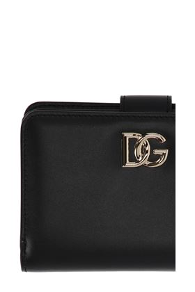 Portafoglio bi-fold con placca con logo DOLCE&GABBANA | BI1370AW57680999